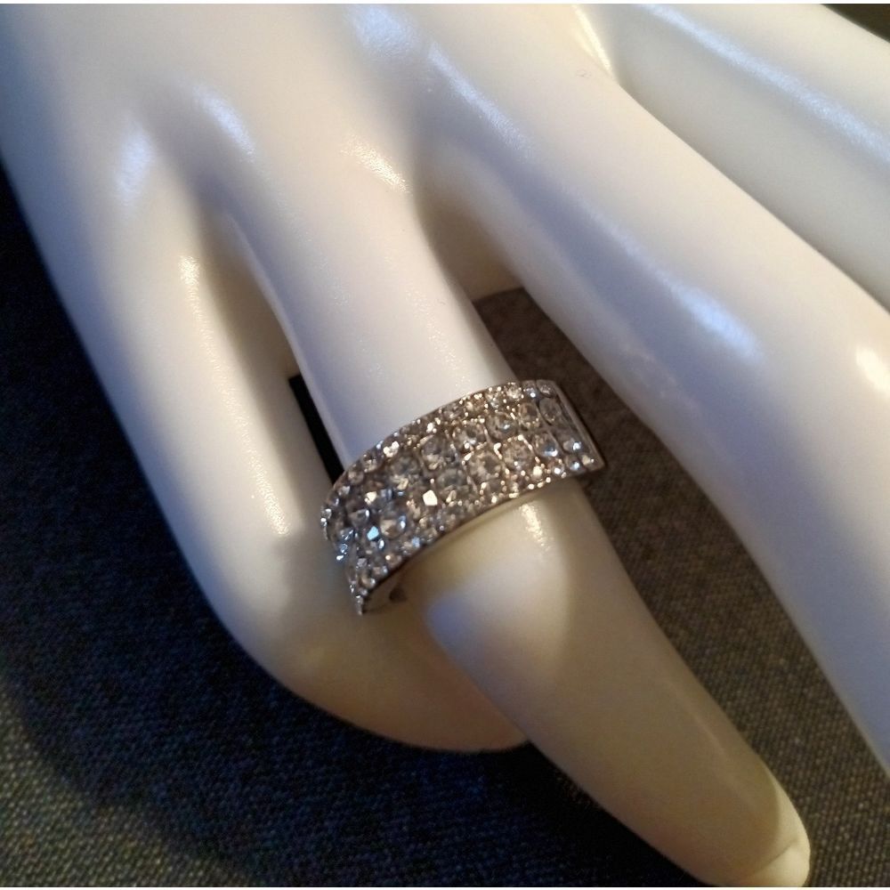 Sparkly Multi Row Diamond Band